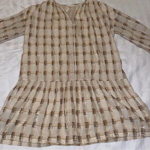 Lou & Grey Metallic Tunic Dress